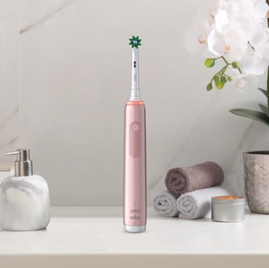 Oral-B Pro3 3400N eleltrisk tandbørste 760093 (pink sensi)