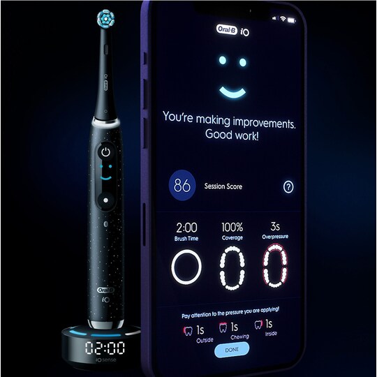 Oral-B iO 10 elektrisk tandbørste 435648 (sort)