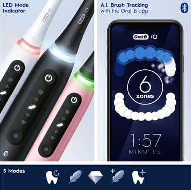 Oral-B iO 5s elektrisk tandbørste 414940 (blush pink)