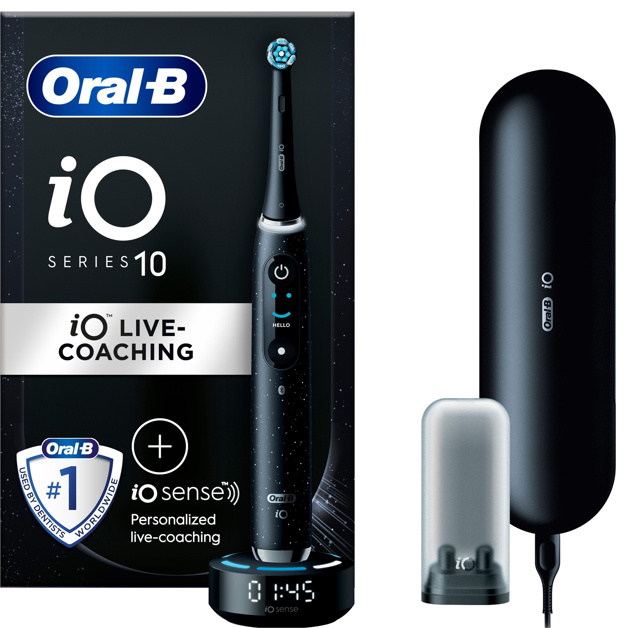 Oral-B iO 10 elektrisk tandbørste 435648 (sort) thumbnail