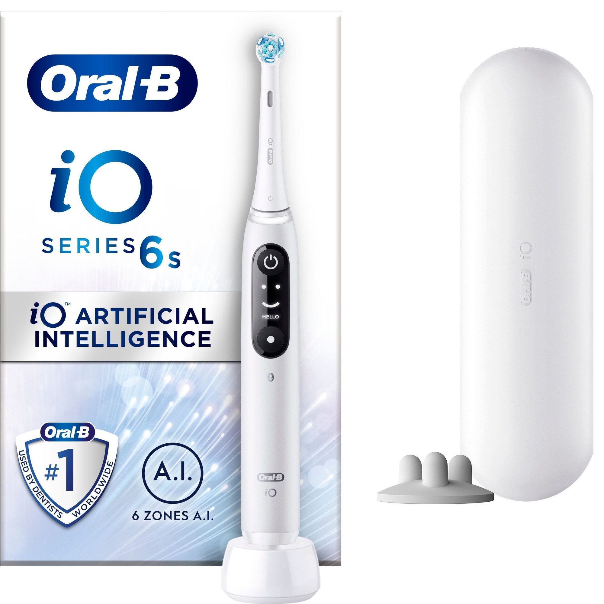 Oral-B iO 6s elektrisk tandbørste 427407 (hvid)