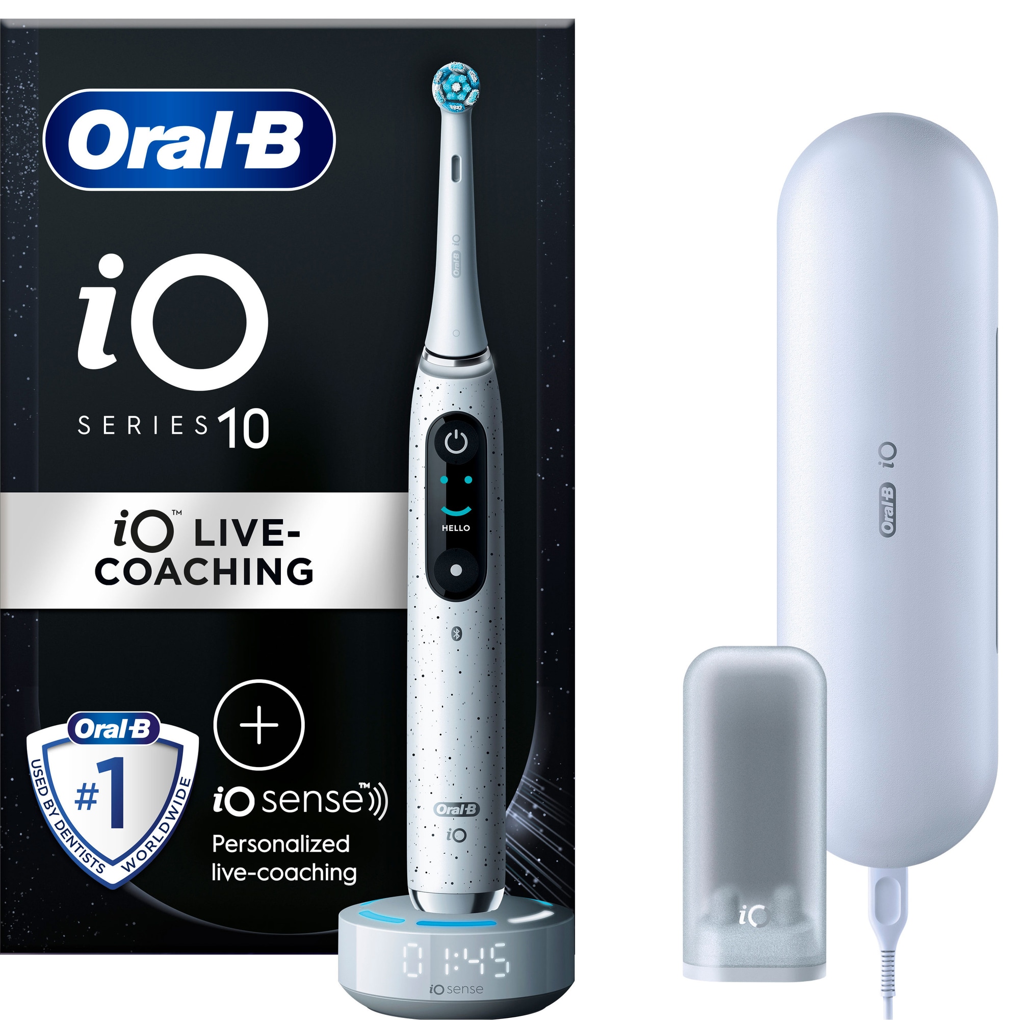 Oral-B iO 10 elektrisk tandbørste 435624 (hvid) thumbnail