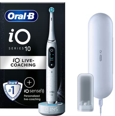 Oral-B iO 10 elektrisk tandbørste 435624 (hvid) thumbnail