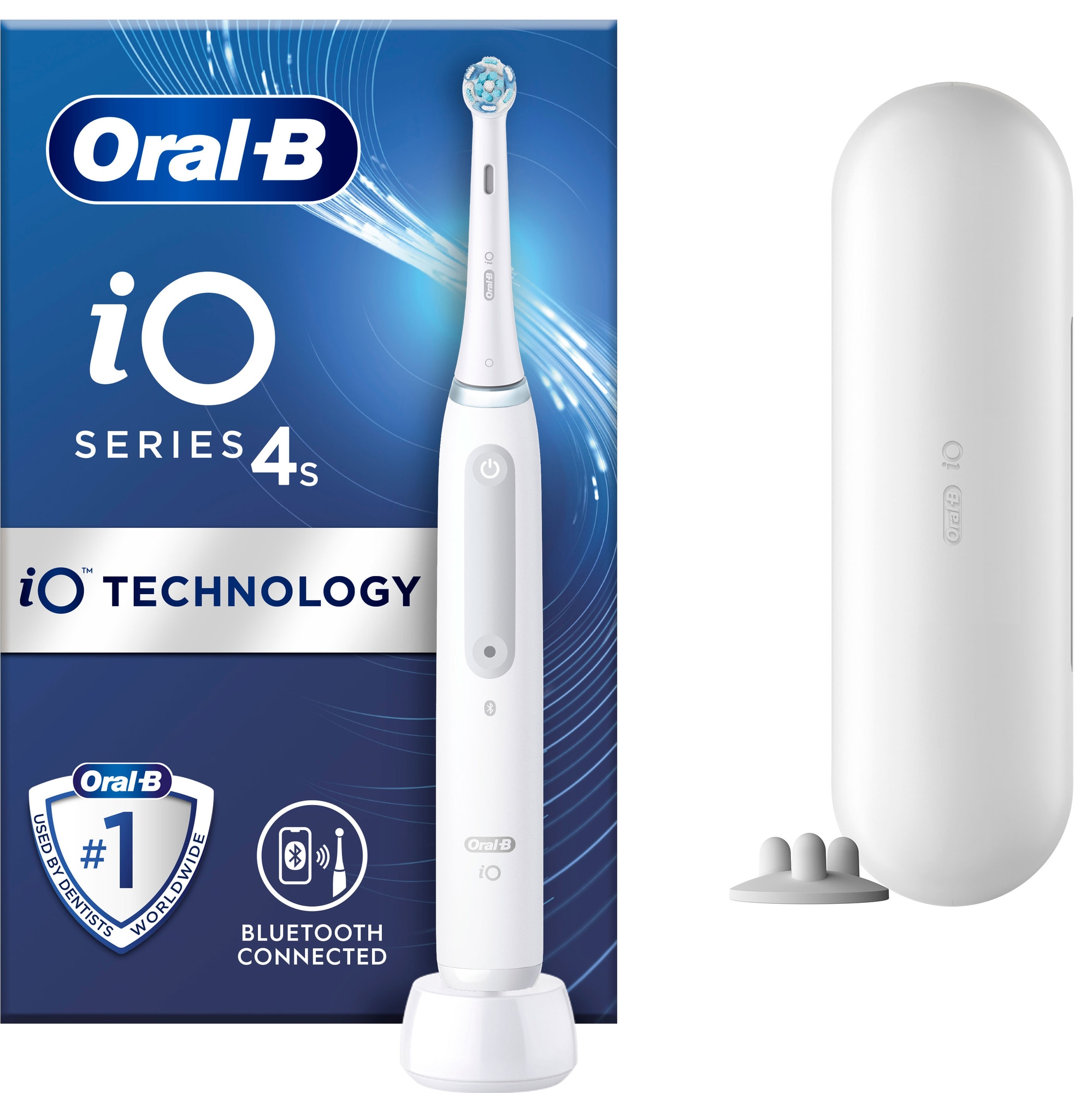 Oral-B iO 4s elektrisk tandbørste 414865 (quite white) thumbnail