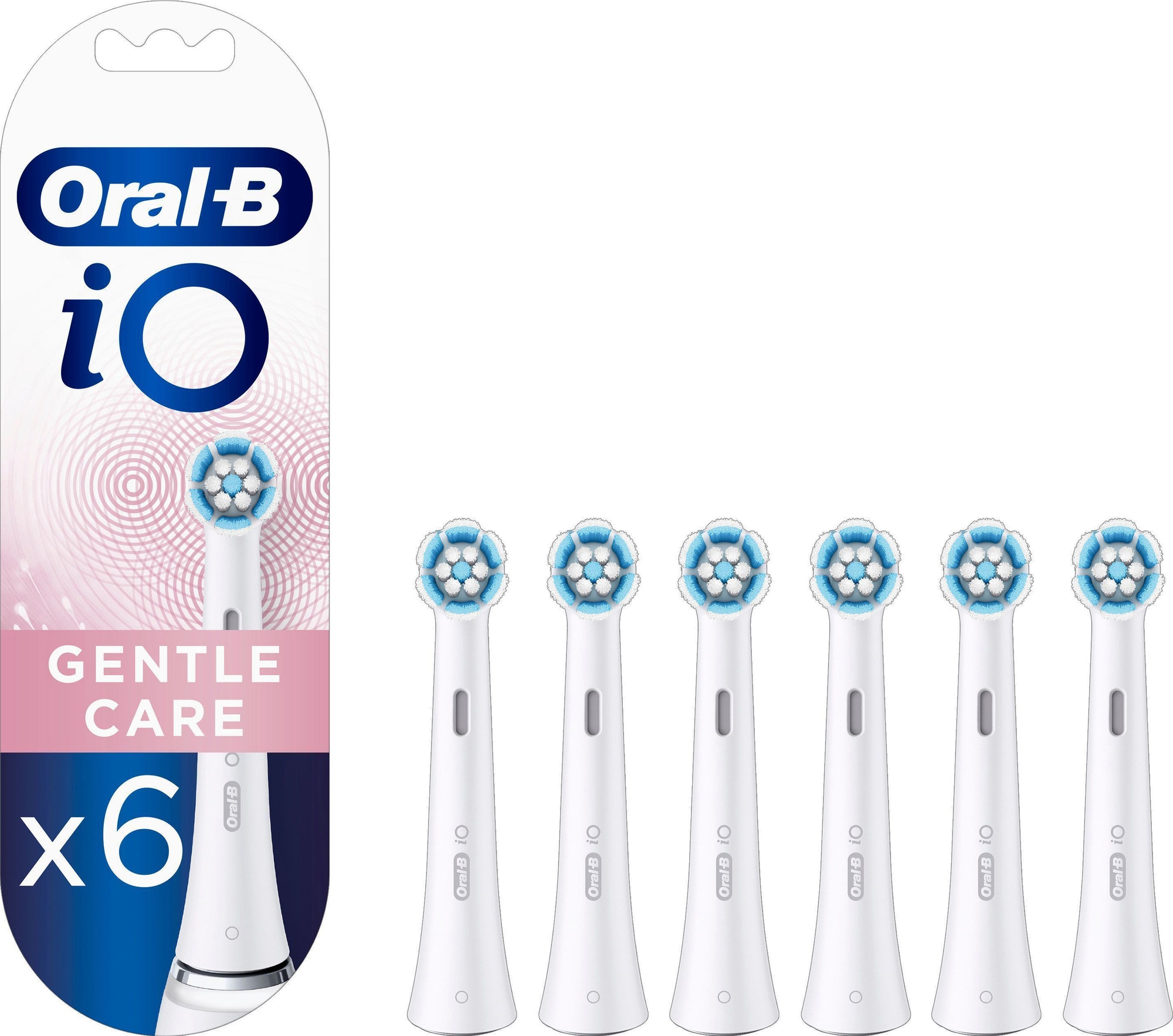 Oral-B iO Gentle Care tandbørstehoveder 417927 (6 stk.)