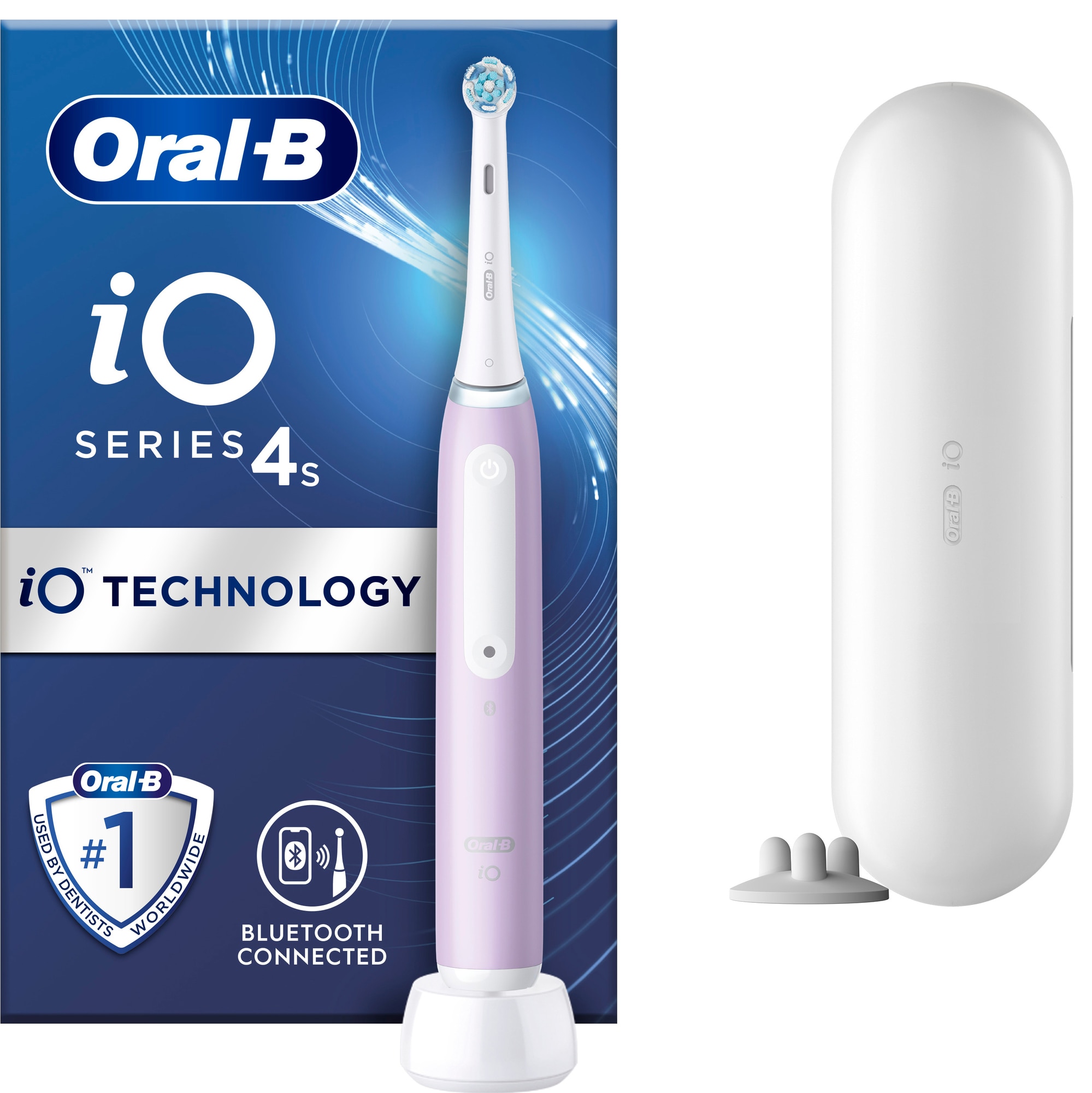 Oral-B iO 4s elektrisk tandbørste 414889 (lavender) thumbnail