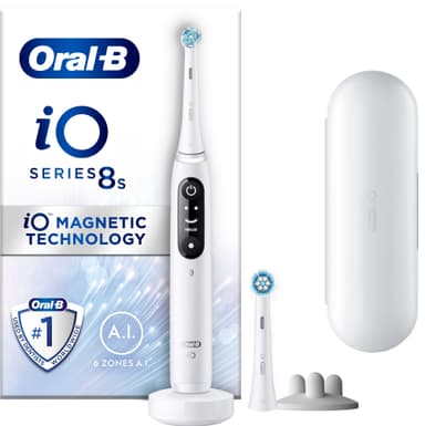 Oral-B iO 8s elektrisk tandbørste 408826 (hvid) thumbnail