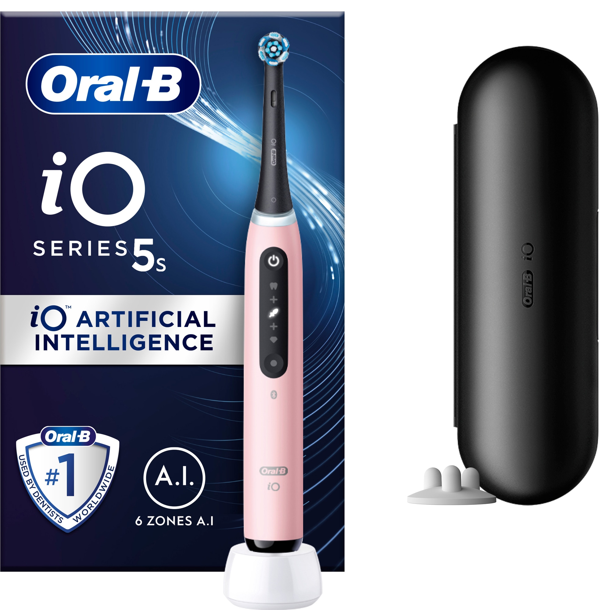 Oral-B iO 5s elektrisk tandbørste 414940 (blush pink) thumbnail