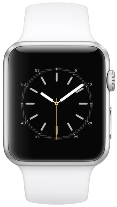 Apple Watch Series 1 Sport - 42 mm - sølv alu/hvid rem