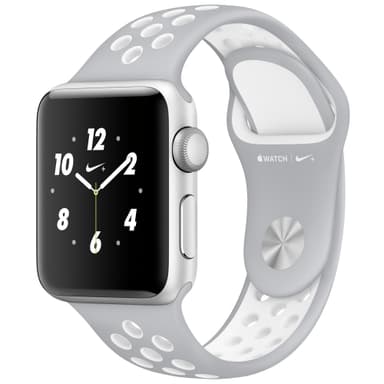 Apple Watch Series 2 Nike+ 38 mm (sølv alu/hvid)