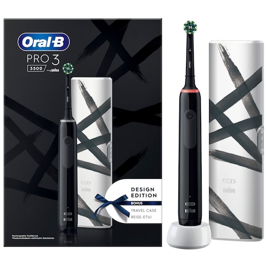 Oral-B Pro3 3500 elektrisk tandbørste 421047 (sort)