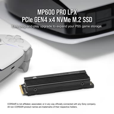 Corsair MP600 PRO LPX M.2 500 GB PCI Express 4.0 3D TLC NAND NVMe