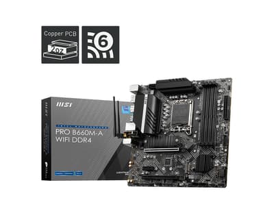 MSI PRO B660M-A WIFI DDR4 bundkort Intel B660 LGA 1700 micro ATX
