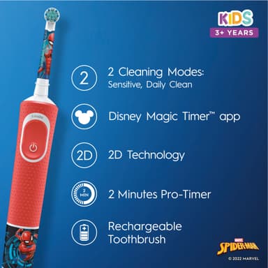 Oral-B Vitality Kids Spiderman elektrisk tandbørste til børn 419686
