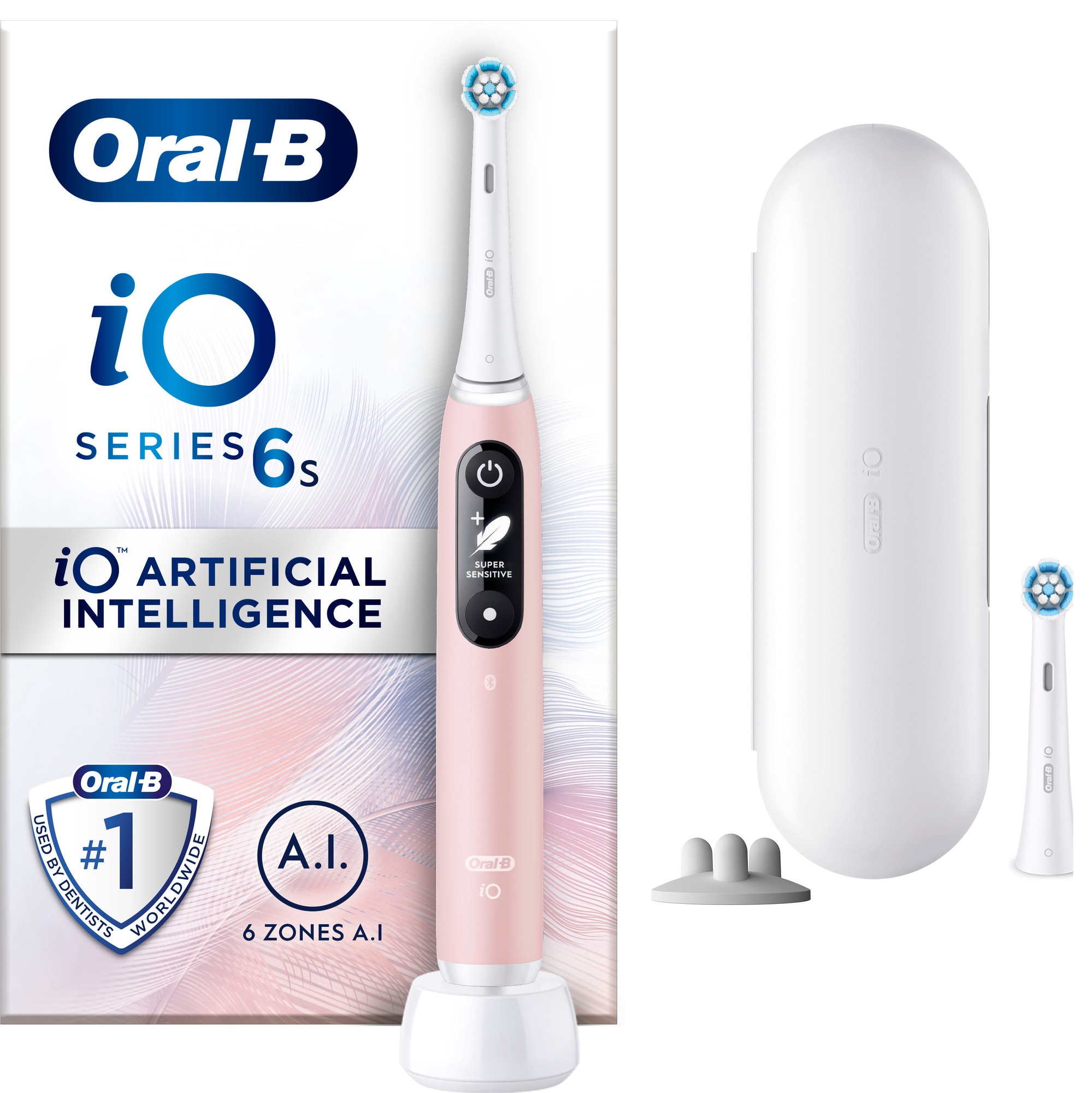 Oral-B iO 6s elektrisk tandbørste 427384 (pink) thumbnail
