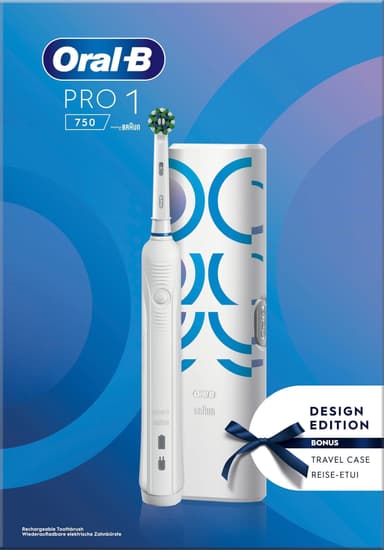 Oral-B Pro1 750 elektrisk tandbørste 421504 (hvid) thumbnail