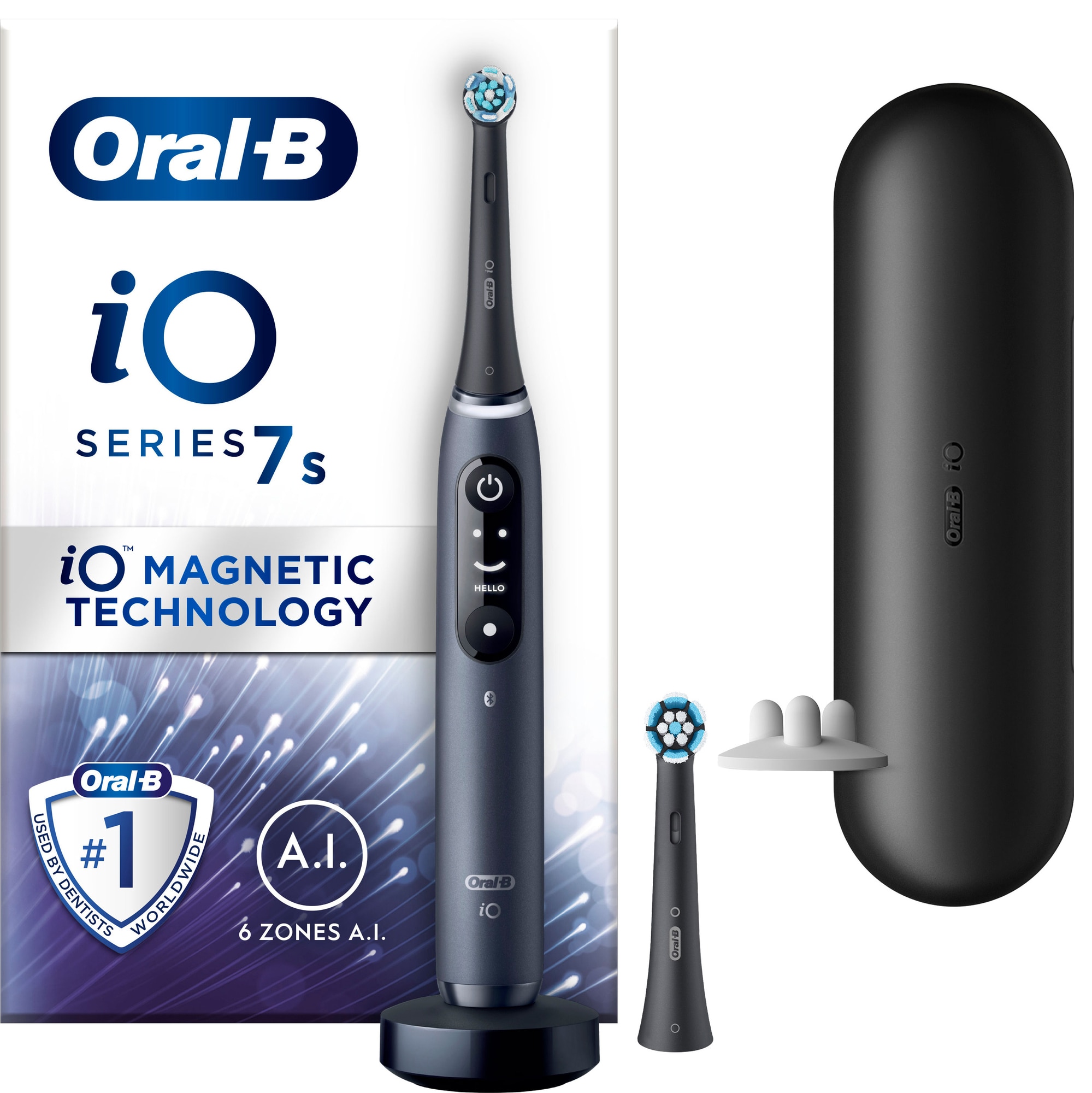Oral-B iO 7s elektrisk tandbørste 408802 (sort) thumbnail