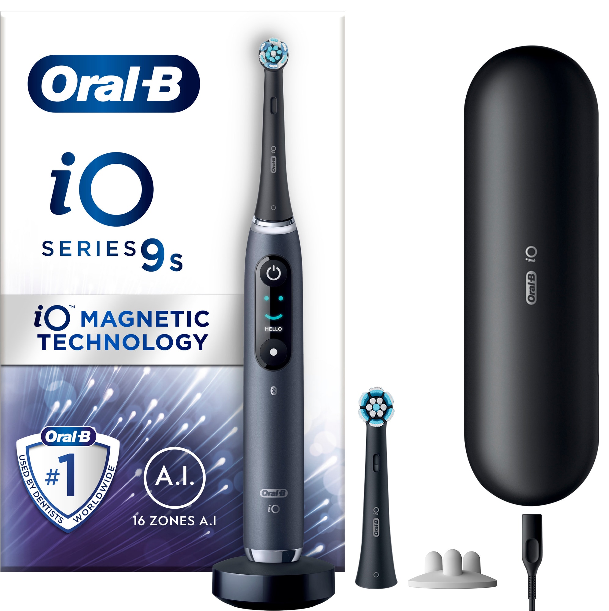 Oral-B iO 9s elektrisk tandbørste 408864 (sort) thumbnail
