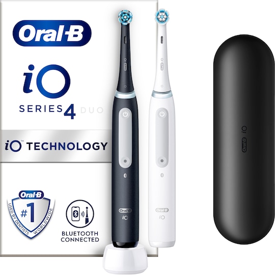 Oral-B iO elektriske tandbørster (sort/hvid) |