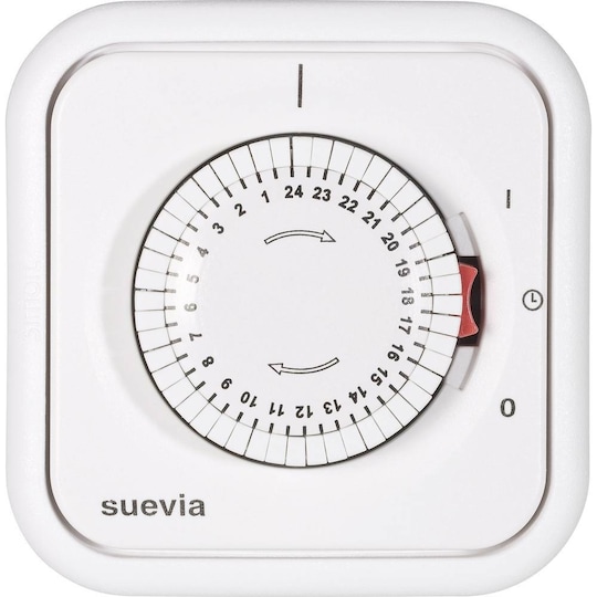 Suevia 348.002 Undermonteret timer analog Døgnur 2200 W IP20