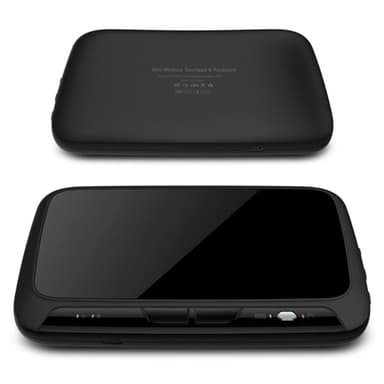 Trådløst Mini Tastatur med Full Touchpad & Justerbar Belysning
