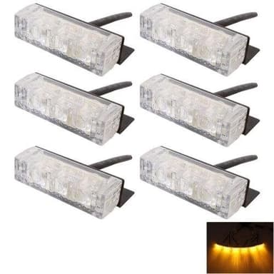 Blitzlys Strobe 6W 450lm 6 x 3 LED-pærer