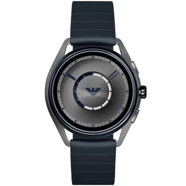 emporio armani connected black men's smartwatch