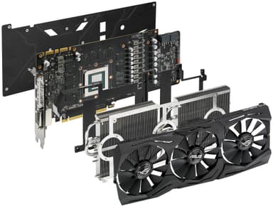 Asus ROG Strix GeForce GTX 1080 Ti OC grafikkort - 11G