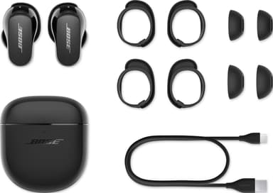 Bose QuietComfort Earbuds II true wireless in-ear-høretelefoner (sorte)