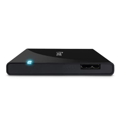 Fantec ALU-25B31 HDD/SSD kabinet Sort 2.5"