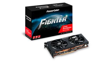 PowerColor AXRX 6700 10GBD6-3DH/OC grafikkort AMD Radeon RX 6700 10 GB GDDR6