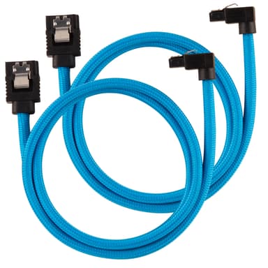 Corsair CC-8900285 SATA-kabel 0,6 m Sort, Blå