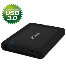 Fantec AluPro U3 Sort 2.5" USB-drevet