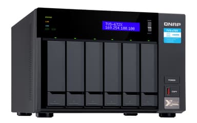 QNAP TVS-672X NAS Tower Ethernet LAN Sort