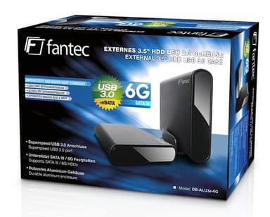Fantec DB-ALU3e-6G Sort 3.5"