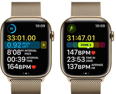 Apple Watch Series 8 45mm Cellular (gold stainless steel/gold milanese loop)