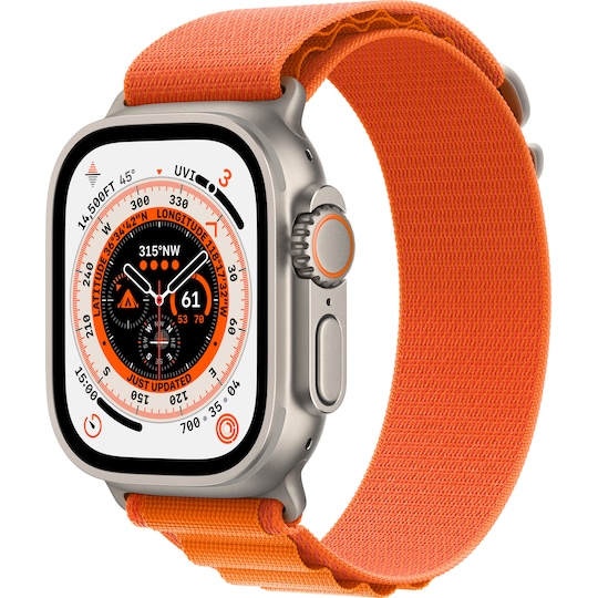 Apple Watch Ultra 49mm GPS+CEL Titanium L (Orange / Alpine Loop)