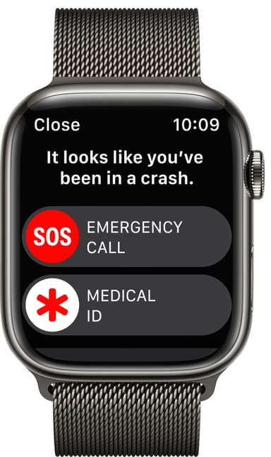 Apple Watch Series 8 45mm Cellular (graphite stainless steel/graphite milanese loop)