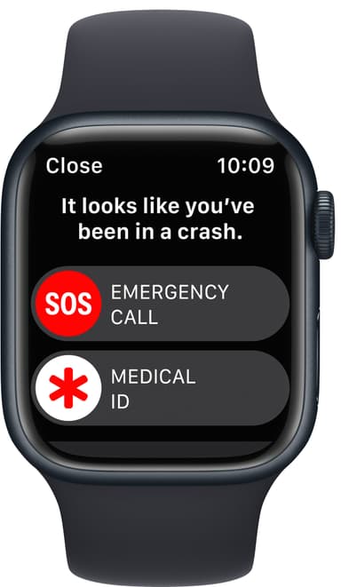 Apple Watch Series 8 41mm GPS (midnight alu./midnight sportsbånd)