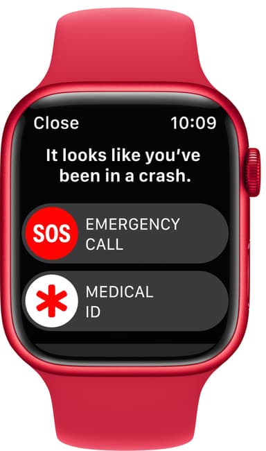 Apple Watch Series 8 45mm GPS (PRODUCT RED alu./PRODUCT RED sportsbånd)