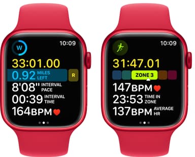 Apple Watch Series 8 45mm GPS (PRODUCT RED alu./PRODUCT RED sportsbånd)