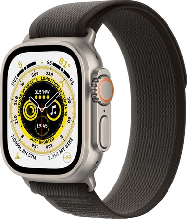 Apple Watch Ultra 49mm GPS+CEL Titanium M/L (Black/Gray / Trail Loop