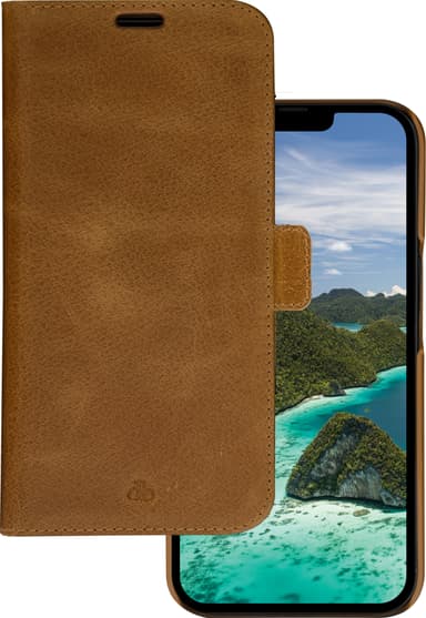 dbramante1928 Lynge iPhone 14 pungetui (brun)