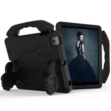 Beskyttende cover med håndtag til iPad 4 / 3 / 2 Sort
