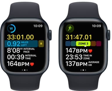 Apple Watch Series 8 41mm Cellular (midnight alu./midnight sportsbånd)