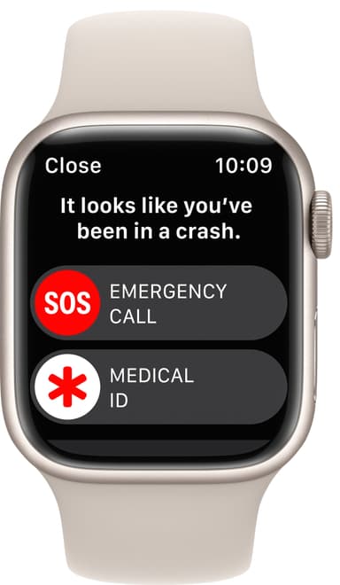 Apple Watch Series 8 41mm Cellular (starlight alu./starlight sportsbånd)