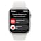 Apple Watch Series 8 45mm Cellular (silver stainless steel/white sportsbånd)