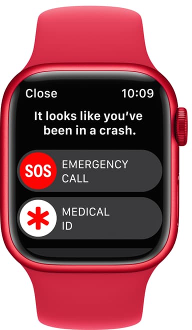 Apple Watch Series 8 41mm Cellular (PRODUCT RED alu./PRODUCT RED sportsbånd)