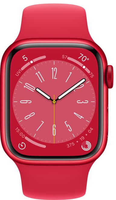 Apple Watch Series 8 41mm Cellular (PRODUCT RED alu./PRODUCT RED sportsbånd)
