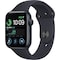 Apple Watch SE 2nd Gen 44 mm GPS (Midnight Alu/Midnight sportsbånd)